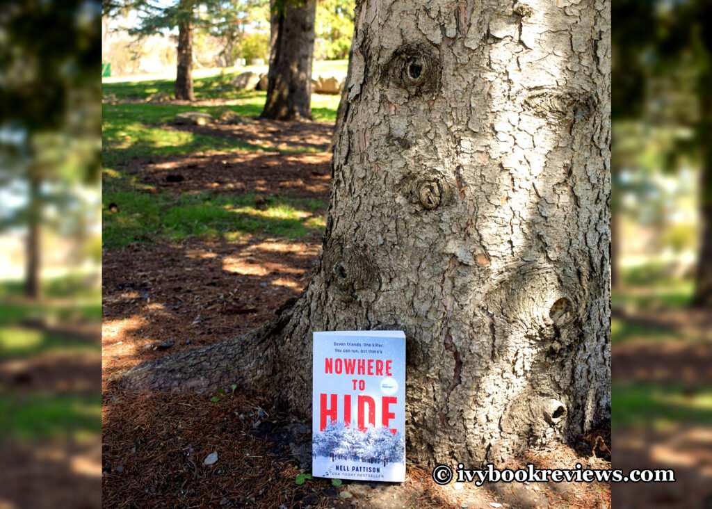 Picture of the book NOWHERE-TO-HIDE on nature's floor